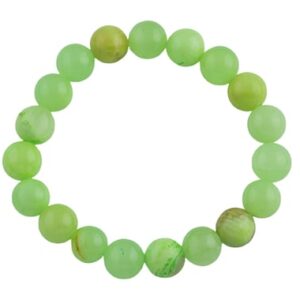 Green Calcite 8mm Stackable Round Natural Gemstone Crystal Bracelets - Handmade Bracelet Bracelet-