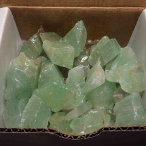 Green Calcite Collection 1/2 LB Bright Emerald Natural Mineral Specimens