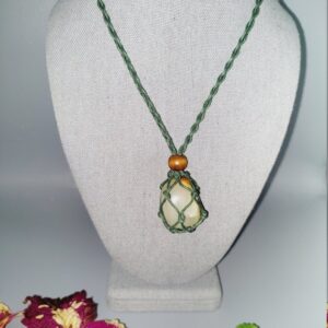 Green Calcite! Gorgeous Green Calcite Crystal Necklace - Powerful Heart Stone! Stone of Freedom and Empowerment! Strength Surrounds Me!