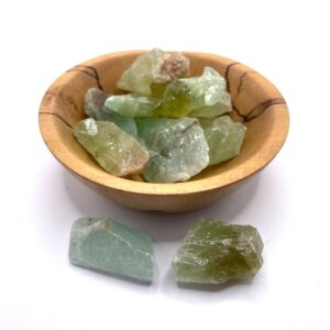 Green Calcite Large Raw Natural One Stone 1-2'' Green Calcite Large Raw Natural One Stone 1-2''