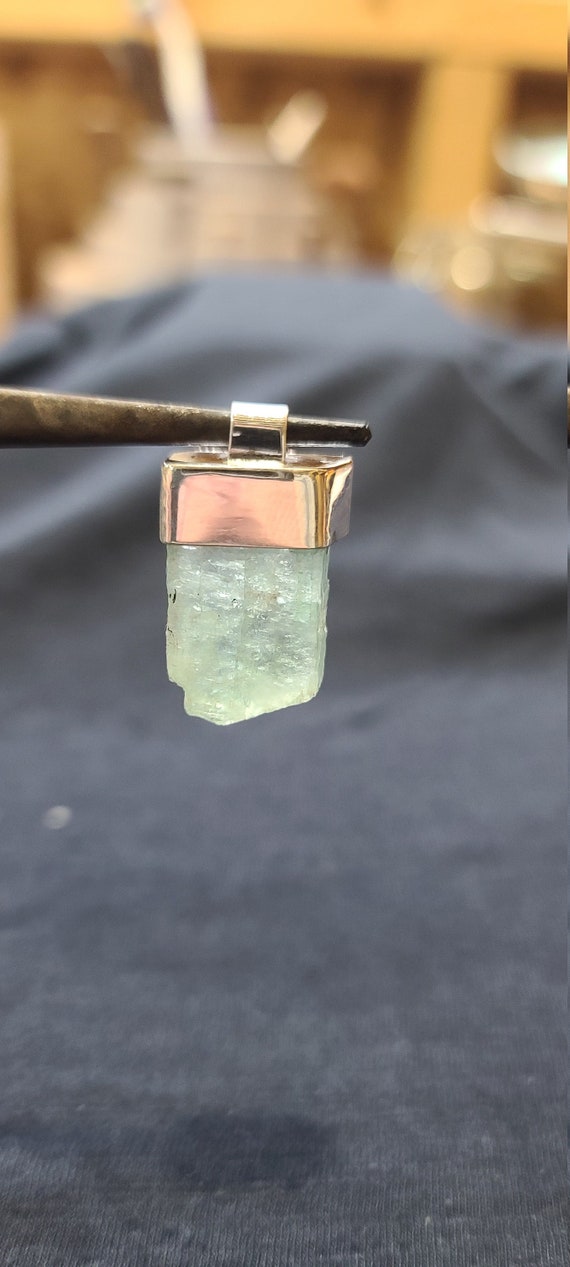Green Calcite Pendant
