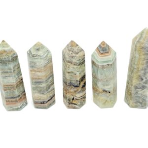 Caribbean Green Calcite Obelisk Tower Stone - Gemstone Tower - Meditation Gemstone - Crystal Gifts - Home Crystal Decor - TW1150 Caribbean Green Calcite Obelisk Tower Stone - Gemstone Tower - Meditation Gemstone - Crystal Gifts - Home Crystal Decor - TW1150