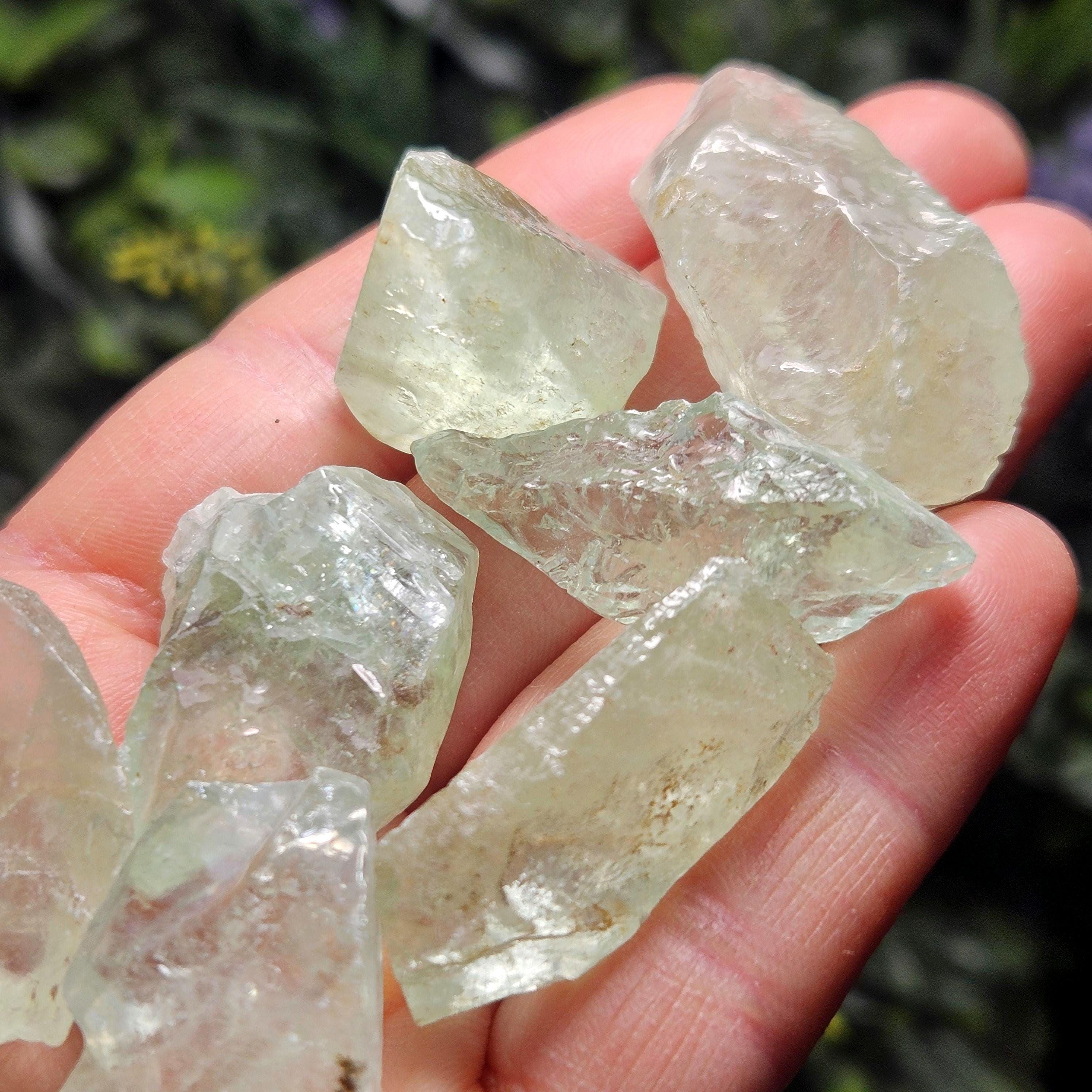 Green Calcite Crystal - Raw Green Calcite - Rough Calcite - Natural Green Calcite - Calcite Crystal