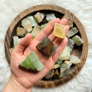 Raw Green Calcite, Calcite , Raw Calcite , Green Calcite , Raw Stone
