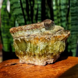 XL Green Calcite Crystal Geode - Healing Crystal- refreshes and cleanses energy