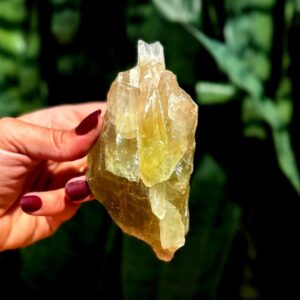 Green Calcite Crystal - Relieves Stress & Worry - Heart Chakra crystal - healing crystal - Mexican Calcite