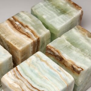 Pistachio Calcite Cube, Large Caribbean Calcite Cube, Crystal Cube, gemstone Cube, Crystals, Transformation Crystal, Pistachio Calcite