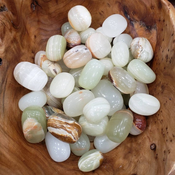 Green Calcite Tumble