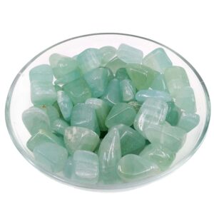 1 Pistachio Calcite Aa Tumbled Stone (1") #sk6507