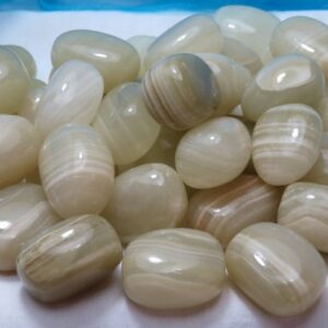 Green Calcite Tumbled Stone From Turkey Heart Chakra
