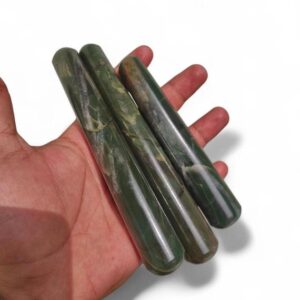 Green Jade Massage Wand – Natural Crystal Healing Tool for Chakra & Energy Work