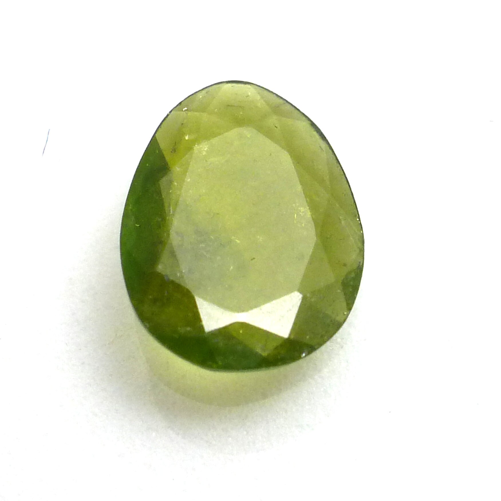 0.875 Carats Green Tourmaline Cabochon Rose Cut Watermelon Gemstone One Of A Kind Faceted Handmade Handcut Ring Stone