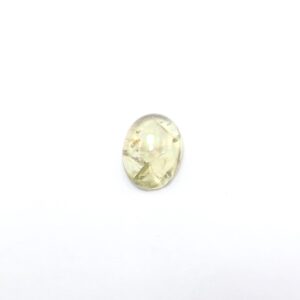 Green Tourmaline Cabochon: 14.60 Ct Oval Gemstone Green Tourmaline Cabochon: 14.60 Ct Oval Gemstone