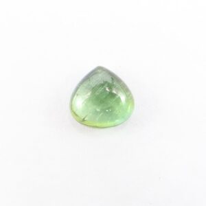 4.90 Carat, Natural Green Tourmaline Cabochon, Heart Tourmaline Cabs, Loose Gemstone, 11X10.50 MM 4.90 Carat, Natural Green Tourmaline Cabochon, Heart Tourmaline Cabs, Loose Gemstone, 11X10.50 MM