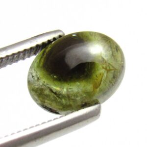 Green Tourmaline 8x6 6x8 8mm x 6mm Oval Cabochon Domed Natural Gemstone Brazillian Ring Stone One of a Kind Engagement October Birthday Green Tourmaline 8x6 6x8 8mm x 6mm Oval Cabochon Domed Natural Gemstone Brazillian Ring Stone One of a Kind Engagement October Birthday