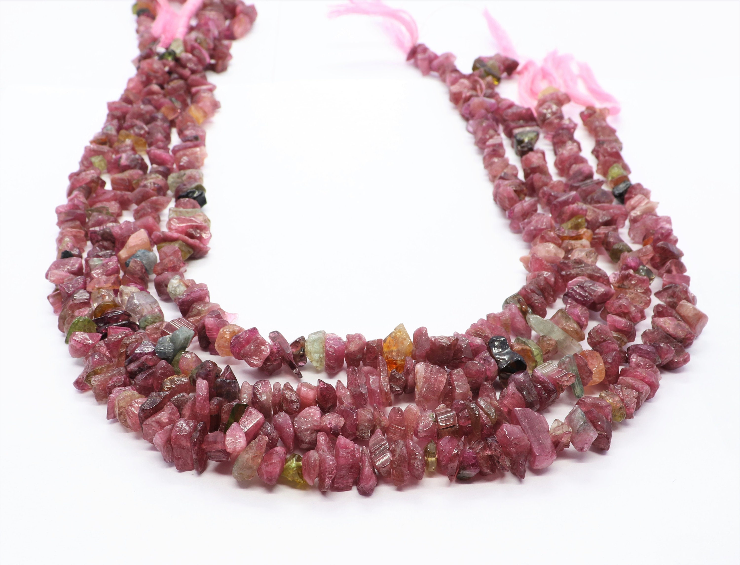 Aaa+ Natural Pink And Green Tourmaline Uncut Chips Beads, 6-7 Mm Tourmaline Smooth Beads, 16 Inch Tourmaline Chips Beads Aaa+ Natural Pink And Green Tourmaline Uncut Chips Beads, 6-7 Mm Tourmaline Smooth Beads, 16 Inch Tourmaline Chips Beads