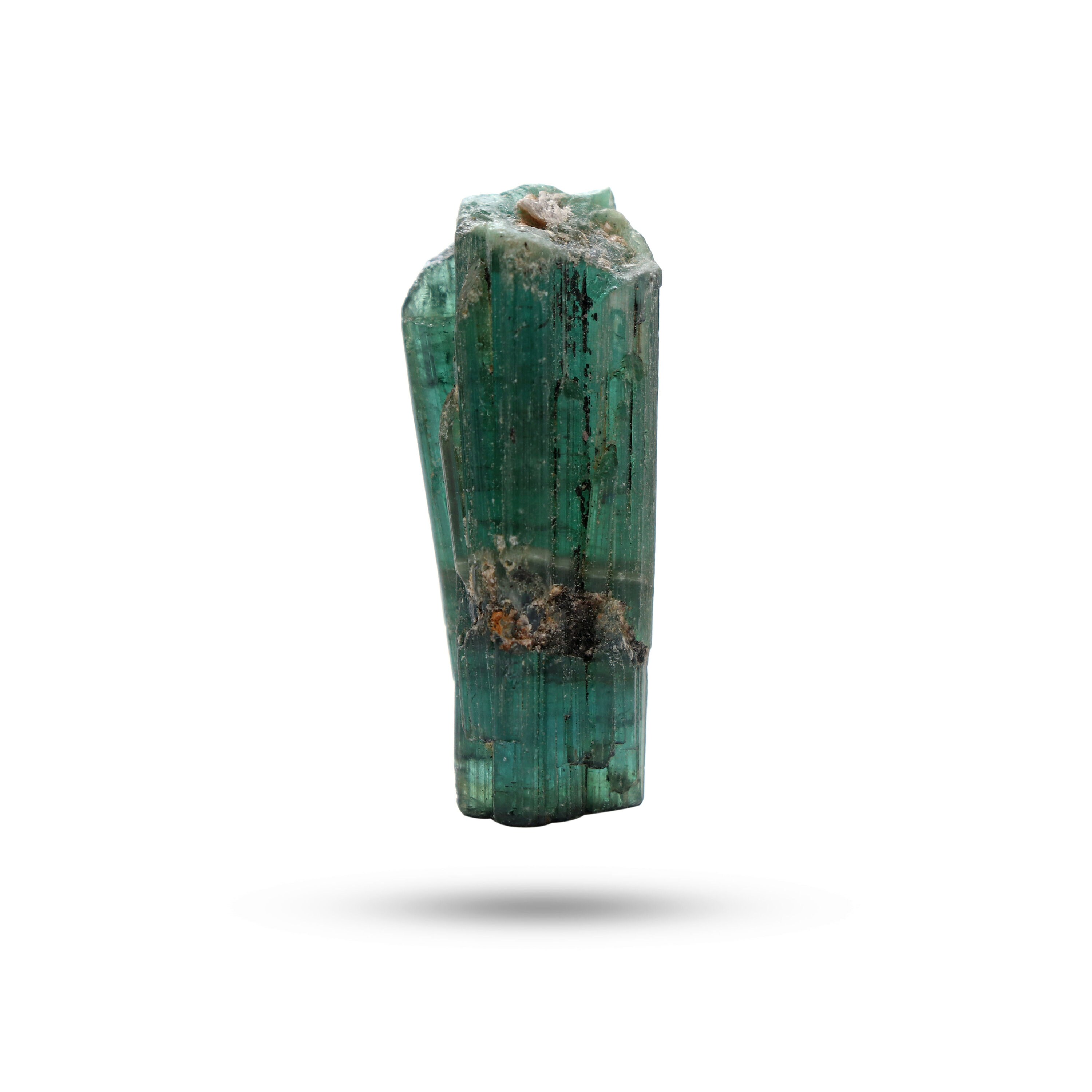 Natural Green Tourmaline Rough Specimen Loose Gemstone, 16x39mm , Green Tourmaline Raw Gem Quality, Jewelry Handmade , 1 Piece