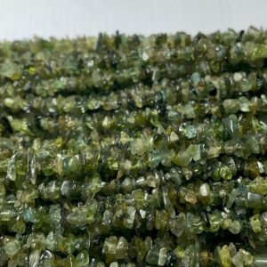 Rare Green Tourmaline Raw Chips Beads, 34 Inches Strand Mothers Day Gift, Jewelry Making Beads, Wholesale Beads Rare Green Tourmaline Raw Chips Beads, 34 Inches Strand Mothers Day Gift, Jewelry Making Beads, Wholesale Beads