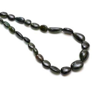Green Tourmaline Smooth Tumble Beads, 6x8mm To 11x16mm, Tourmaline Tumble Beads, Tourmaline Jewelry Making Gemstone Beads, 18 Inch Strand Green Tourmaline Smooth Tumble Beads, 6x8mm To 11x16mm, Tourmaline Tumble Beads, Tourmaline Jewelry Making Gemstone Beads, 18 Inch Strand