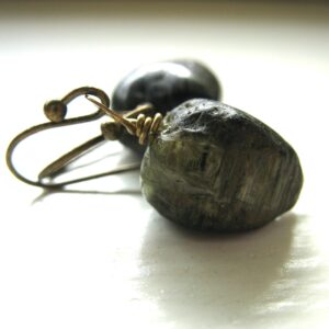 Green Tourmaline Gemstone Earrings Jewelry Made In Usa