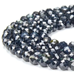 Natural Dark Green Tourmaline Gemstone Grade Aa Micro Faceted Round 3mm 4mm 5mm Loose Beads 15 Inch Full Strand (p97) Natural Dark Green Tourmaline Gemstone Grade Aa Micro Faceted Round 3mm 4mm 5mm Loose Beads 15 Inch Full Strand (p97)