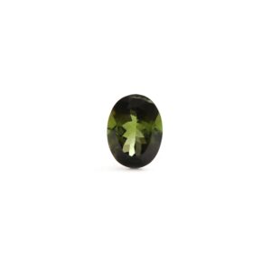 Natural Green Tourmaline Faceted Oval Loose Gemstone, 9x12 Mm, Tourmaline Jewelry Handmade Gift For Women, Green Tourmaline Oval, 1 Piece