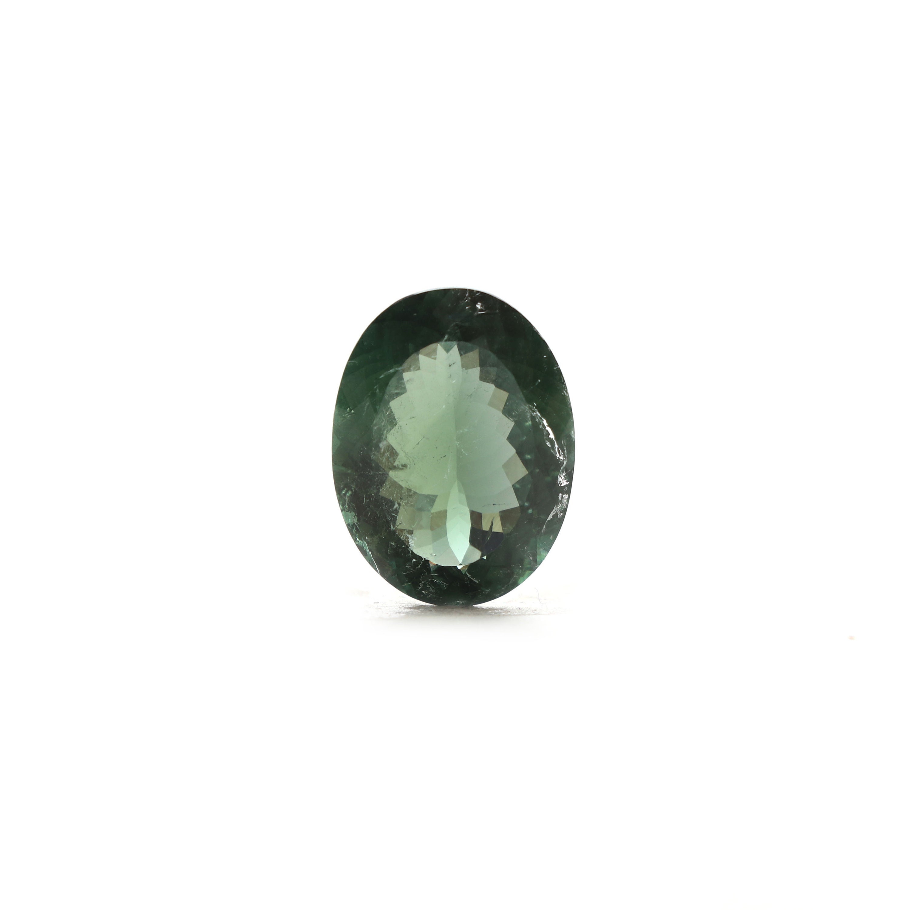 Natural Green Tourmaline Faceted Oval Loose Gemstone, 15x20 Mm, Tourmaline Jewelry Handmade Gift For Women, Green Tourmaline Oval, 1 Piece