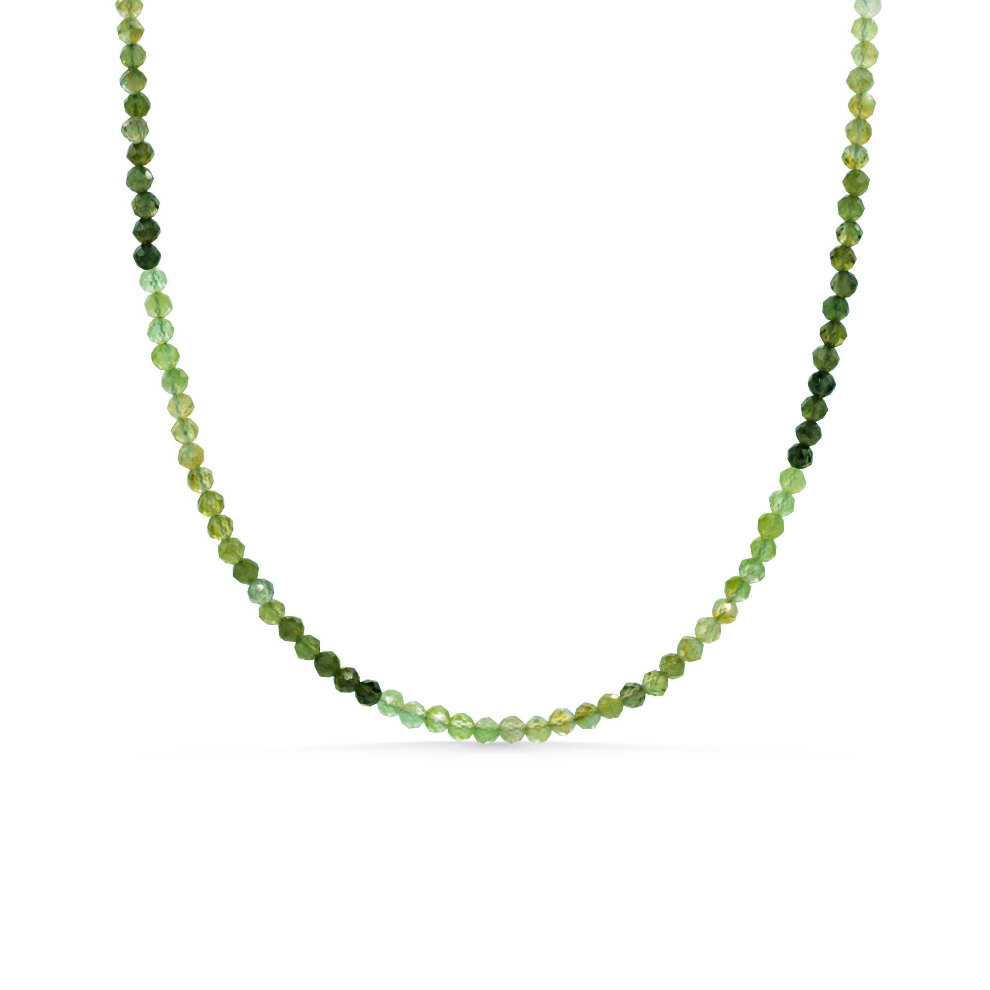 Green Tourmaline Necklace • Genuine Green Tourmaline Jewelry • Sterling Silver, 14k Gold Filled Or Solid Gold