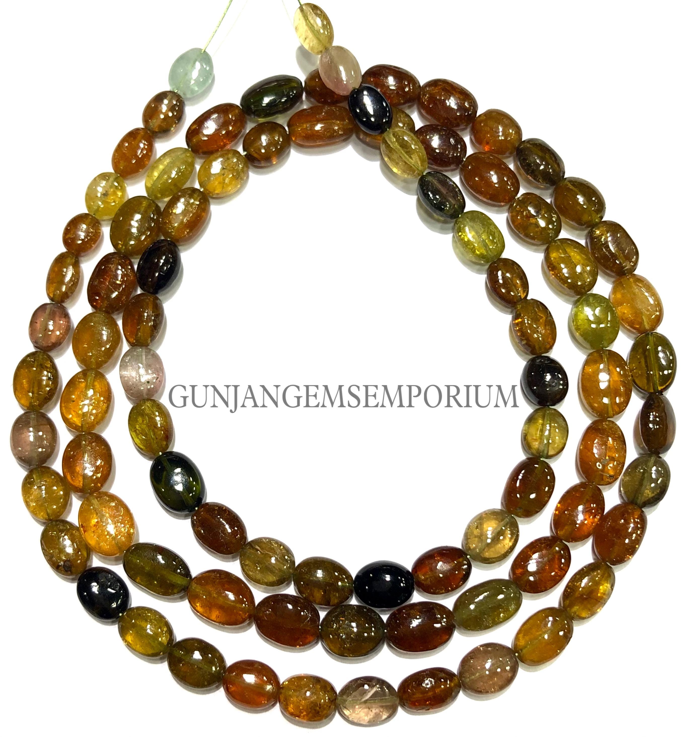 Rarest Petrol Bio Tourmaline Smooth Oval Beads Aaa Quality Natural Petrol Tourmaline Ovals Brownish Green Tourmaline Gemstone Beads Jewelry