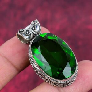 Green Tourmaline Pendant, 925 Sterling Silver Jewelry Handmade Jewelry Gemstone Jewelry Handmade Pendant Adjustable Pendant Wedding Gifts. Green Tourmaline Pendant, 925 Sterling Silver Jewelry Handmade Jewelry Gemstone Jewelry Handmade Pendant Adjustable Pendant Wedding Gifts.