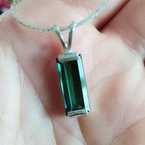 Gorgeous Tourmaline Pendant Forest Green Tourmaline Baguette Ancient Mythology Rainbow Gemstone Antique Gemstone Ancient Greece Gem #55638 Gorgeous Tourmaline Pendant Forest Green Tourmaline Baguette Ancient Mythology Rainbow Gemstone Antique Gemstone Ancient Greece Gem #55638