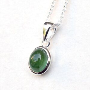 Natural Green Tourmaline Pendant 925 Sterling Silver Handmade Necklace Vintage Jewelry Gift For Her Natural Green Tourmaline Pendant 925 Sterling Silver Handmade Necklace Vintage Jewelry Gift For Her