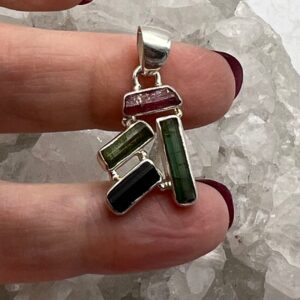 Rough Green Tourmaline Pendant Rough Green Tourmaline Pendant