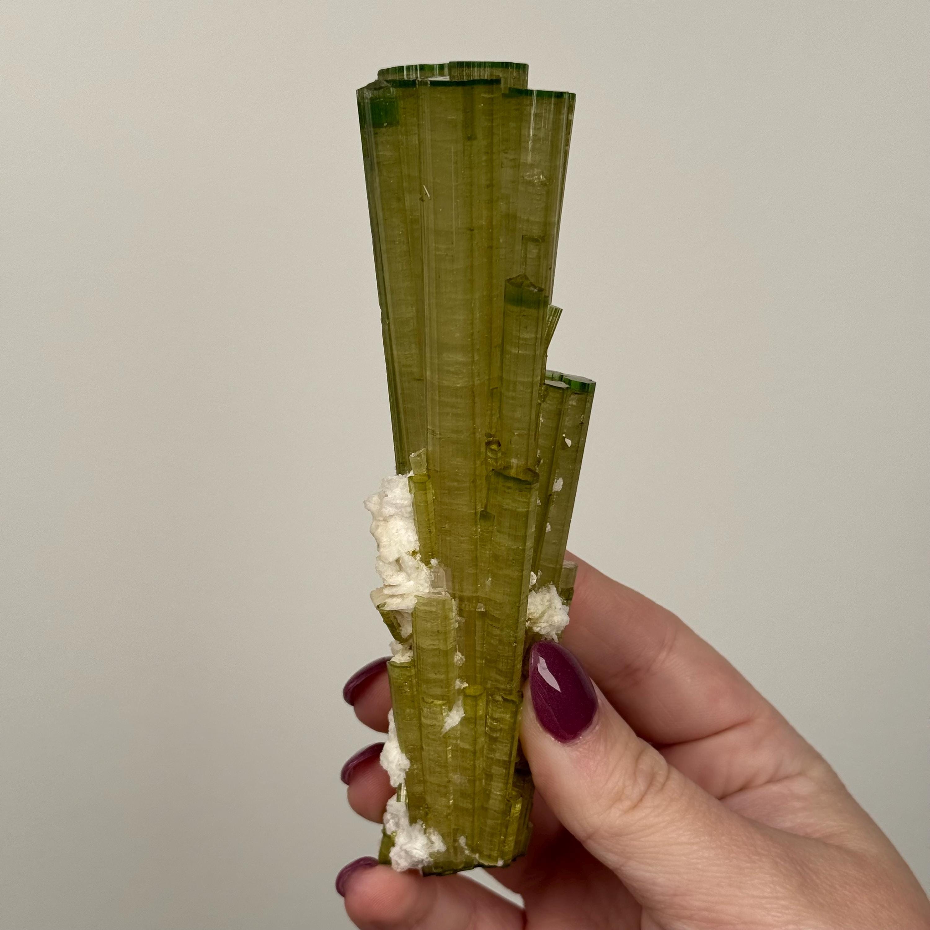 Green Tourmaline | 161g | - #s71 (raw Crystal Specimen, Heart Chakra, Healing Stone, Love)