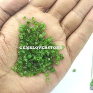 50 Natural Green Tourmaline Raw Gemstone Rough (2-4 MM) 50 Natural Green Tourmaline Raw Gemstone Rough (2-4 MM)