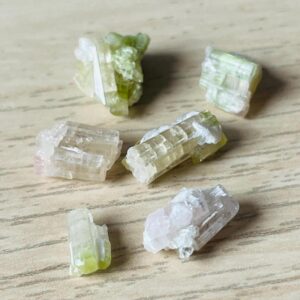 Raw Bi Color Tourmaline Crystal Lot (5.01G) XS Pink Green Tourmaline Crystal Chips Rough Stones Natural Gemstone Raw Bi Color Tourmaline Crystal Lot (5.01G) XS Pink Green Tourmaline Crystal Chips Rough Stones Natural Gemstone