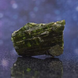 Green Tourmaline Cluster From Brazil , 1.56" , 18.4 Grams