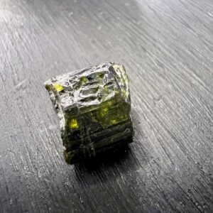 Raw Green Tourmaline Crystal 0.4 Inches Natural Verdelite Stone Raw Green Tourmaline Crystal 0.4 Inches Natural Verdelite Stone
