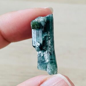 Raw Green Tourmaline Crystal Fan: Natural Gemstone Lot (4.1G) Raw Green Tourmaline Crystal Fan: Natural Gemstone Lot (4.1G)