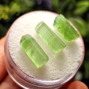 Green Tourmaline Crystal, Terminated Apple Green Gemstone Specimen Green Tourmaline Crystal, Terminated Apple Green Gemstone Specimen