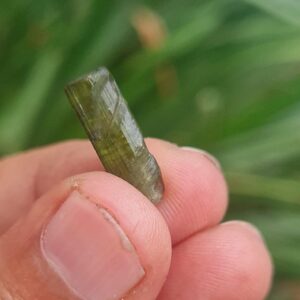 Raw Green Tourmaline Gemstone: October Birthstone, Jewelry Making Raw Green Tourmaline Gemstone: October Birthstone, Jewelry Making