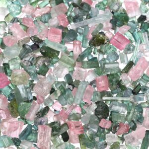 Mixed Pink And Green Tourmaline, Raw Tourmaline, Rough Tourmaline, Paprok Mine, Raw Tourmaline Crystal, Mixedtour004 Mixed Pink And Green Tourmaline, Raw Tourmaline, Rough Tourmaline, Paprok Mine, Raw Tourmaline Crystal, Mixedtour004