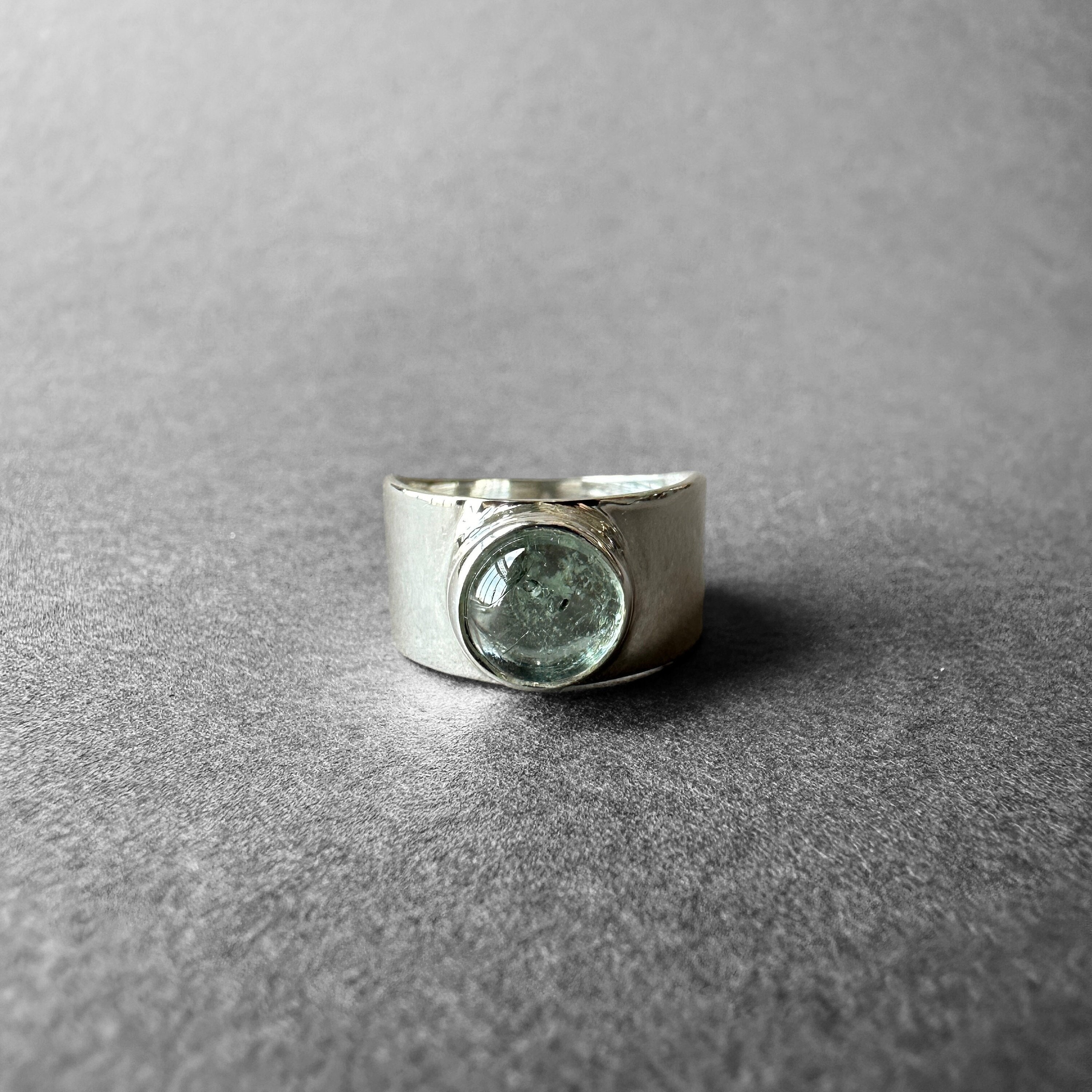 Cute Aqua Green Tourmaline Silver Ring, Light Green Tourmaline Silver Ring Size 7, Plain Design For Daily Use, Special Piece, Gift For Her Cute Aqua Green Tourmaline Silver Ring, Light Green Tourmaline Silver Ring Size 7, Plain Design For Daily Use, Special Piece, Gift For Her