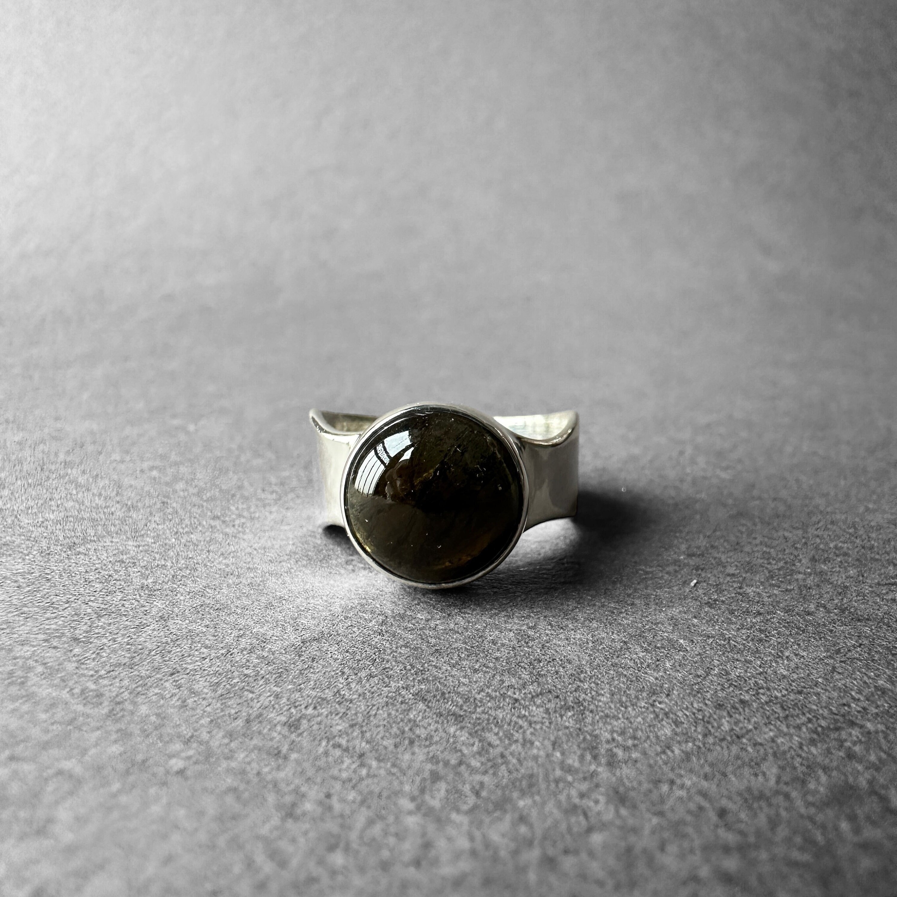 Natural Olive Green Chrome Tourmaline Silver Band Ring, Olive Oil Green Tourmaline Silver Ring Size 7, Special Piece, Gift For Mom Her Natural Olive Green Chrome Tourmaline Silver Band Ring, Olive Oil Green Tourmaline Silver Ring Size 7, Special Piece, Gift For Mom Her