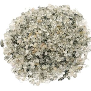 Green Tourmaline Chips – Gemstone Chips – Crystal Semi Tumbled Chips - Bulk Crystal - 2-6mm - CP1025