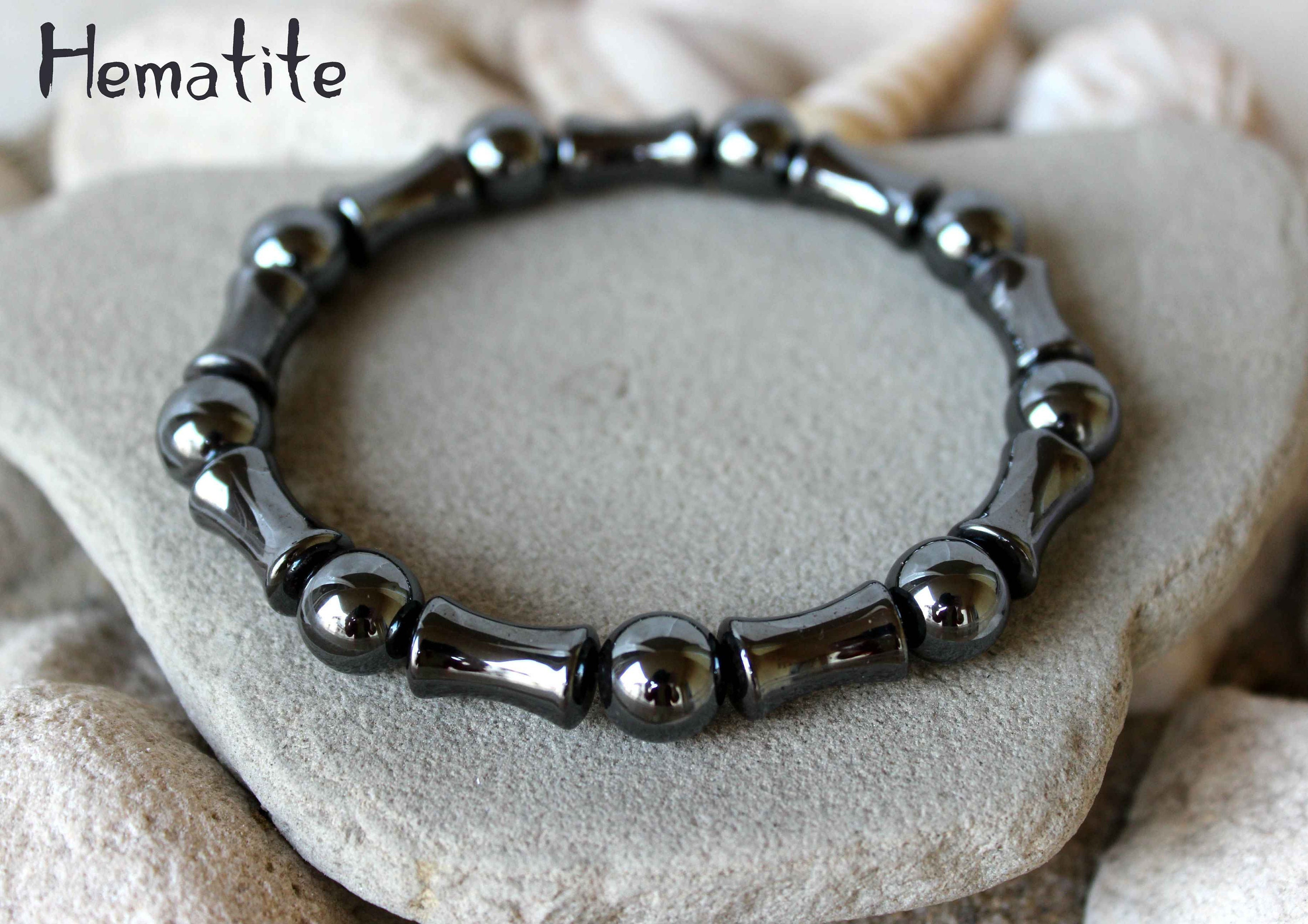 10mm Black Hematite Bracelet, Unisex Hematite Jewelry, Grey Bead Gemstone Bracelet, Chakra Healing Balancing Energy Bracelet, Mens Gift 10mm Black Hematite Bracelet, Unisex Hematite Jewelry, Grey Bead Gemstone Bracelet, Chakra Healing Balancing Energy Bracelet, Mens Gift