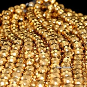 10mm Gold Hematite Gemstone Gold Faceted Round 10mm Loose Beads 7.5 inch Half Strand (90145587-335) 10mm Gold Hematite Gemstone Gold Faceted Round 10mm Loose Beads 7.5 inch Half Strand (90145587-335)