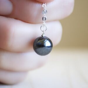 Anxiety Necklace . Hematite Necklace In Sterling Silver Anxiety Necklace . Hematite Necklace In Sterling Silver