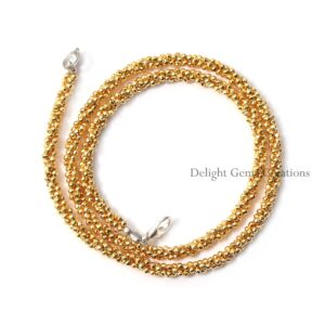 Hematite Beaded Necklace, 2.5mm Golden Hematite Necklace, Natural Hematite Micro Faceted Round Beads Necklace, Semi Precious Rope Necklace Hematite Beaded Necklace, 2.5mm Golden Hematite Necklace, Natural Hematite Micro Faceted Round Beads Necklace, Semi Precious Rope Necklace