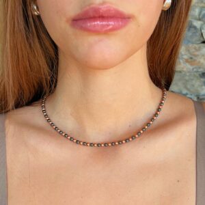 Genuine Copper & Magnetic Hematite Necklace // Stimulates Energy Flow - Wonderfully Protective and Grounding Genuine Copper & Magnetic Hematite Necklace // Stimulates Energy Flow - Wonderfully Protective and Grounding